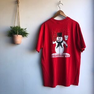 HANES VINTAGE 1990 Christmas Shirt